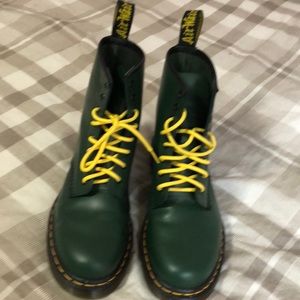 The Original Dr Martens  in Green .